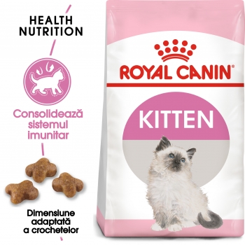 Royal Canin Kitten, pachet economic hrană uscată pisici junior, 2kg x 2