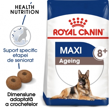 Royal Canin Maxi Ageing 8+, hrană uscată câini senior, 15kg 15kg imagine 2022