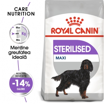 Royal Canin Maxi Sterilised Adult, hrană uscată câini sterilizați, 12kg 12kg imagine 2022