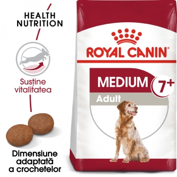 Royal Canin Medium Adult 7+, hrană uscată câini, 4kg (7+) imagine 2022