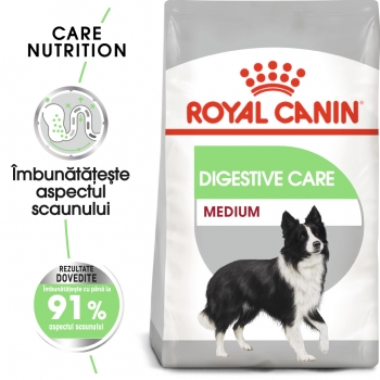 Royal canin medium digestive care, pachet economic hrană uscată câini, confort digestiv, 12kg x 2