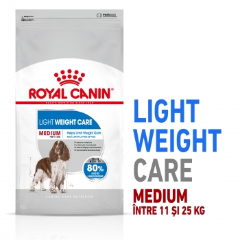 Royal Canin Medium Light Weight Care Adult, hrană uscată câini, managementul greutății, 3kg 3kg imagine 2022