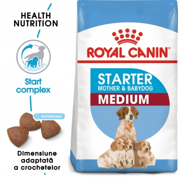 Royal Canin Medium Starter Mother & BabyDog, mama și puiul, hrană uscată câini, 12kg pentruanimale.ro imagine 2022