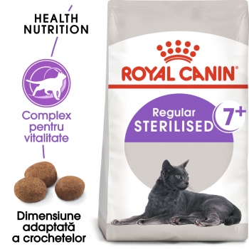 Royal Canin Sterilised 7+, hrană uscată pisici sterilizate, 1.5kg 1.5kg imagine 2022