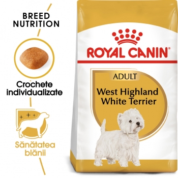 Royal Canin West Highland Terrier Adult, Hrana Uscata Caini Westie, 3kg