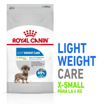 ROYAL CANIN X-Small Light Weight Care Adult, hrană uscată câini, managementul greutății, 500g 500g imagine 2022