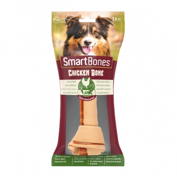 SMARTBONES Classics Chicken Bone Large, recompense câini, Os aromat Pui