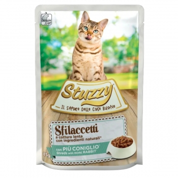 STUZZY Shreds, Iepure, plic hrană umedă pisici, (în sos), 85g pentruanimale.ro imagine 2022