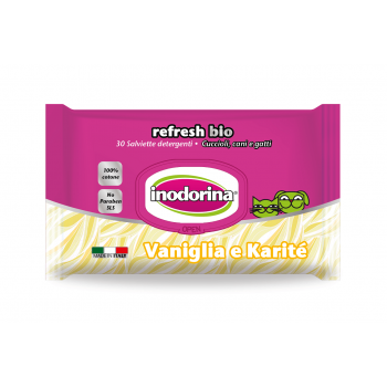 Servetele Inodorina Refresh Bio Vanilla&Karite, 30 Buc Inodorina imagine 2022