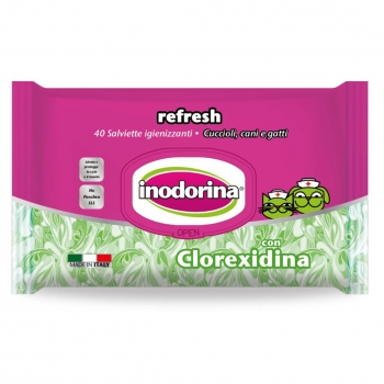 Servetele Inodorina Refresh Clorexidine, 40 Buc buc.
