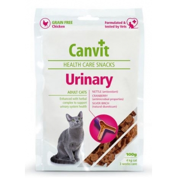 Snack pentru Pisici Canvit Health Care Snack Urinary, 100 g 100 imagine 2022