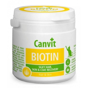 Supliment Nutritiv pentru Pisici Canvit Biotin, 100 g Canvit imagine 2022