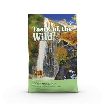 TASTE OF THE WILD Rocky Mountain, Vânat și Somon, hrană uscată fără cereale pisici, 2kg 2kg imagine 2022
