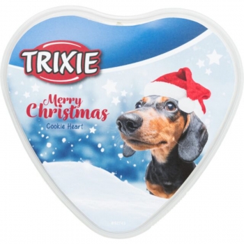 TRIXIE Christmas Cookie Heart, Pui, punguță recompense câini, 300g 300g imagine 2022
