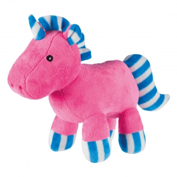 Trixie, jucărie cal unicorn câini, cu sunet, pluș, 28cm, multicolor 28cm
