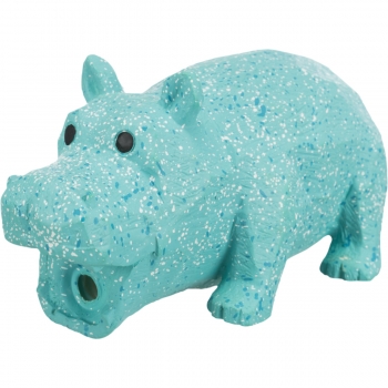 Trixie, jucÄƒrie hipopotam cÃ¢ini, cu sunet, latex, 15cm, multicolor