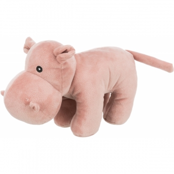 Trixie, jucÄƒrie hipopotam cÃ¢ini, cu sunet, pluÈ™, 25cm, multicolor