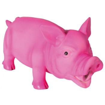 Trixie, jucărie porc câini, cu sunet original, latex, 17cm, multicolor 17cm imagine 2022