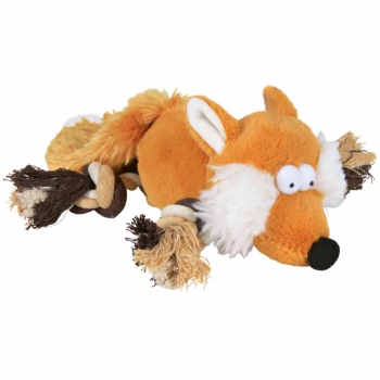 Trixie, jucărie vulpe câini, cu sunet, pluș, 34cm, multicolor 34cm