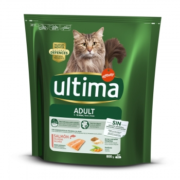 ULTIMA Cat Adult, Somon, hrană uscată pisici, 800g pentruanimale.ro imagine 2022