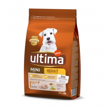 ULTIMA Dog Mini Adult, Pui, hrană uscată câini, 1.5kg 1.5kg imagine 2022