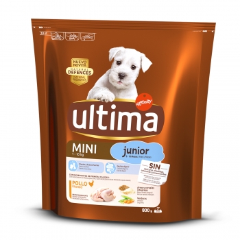 ULTIMA Dog Mini Junior, Pui, hrană uscată câini, 800g pentruanimale.ro imagine 2022