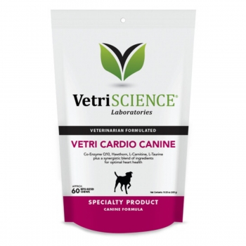 VETRI SCIENCE Vetri Cardio, Bite-sized Chews, suplimente cardio-vasculare câini, 60cpr masticabile pentruanimale.ro