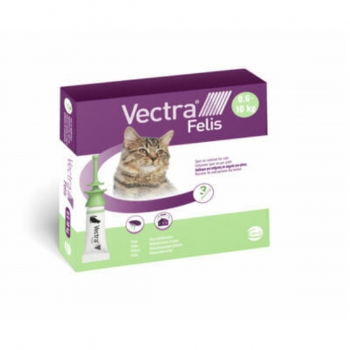 Vectra Felis, spot-on, soluție antiparazitară, pisici, 3 pipete