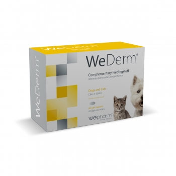 WEPHARM WeDerm, suplimente piele și blană câini și pisici, 60cps 60cps imagine 2022