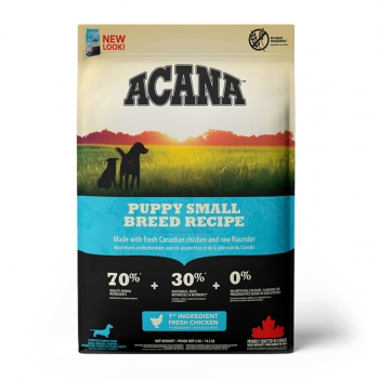 ACANA Heritage Puppy Small Breed, pachet economic hrană uscată fără cereale câini junior, 6kg x 2 Acana imagine 2022
