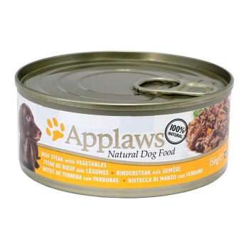 APPLAWS, Vită și Legume, conservă hrană umedă câini, (în supă), 156g Applaws imagine 2022