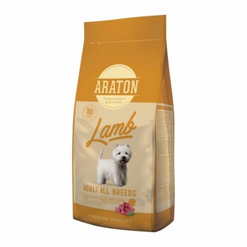Pachet 2 x Araton Dog Adult Lamb&Rice 15 kg Araton imagine 2022