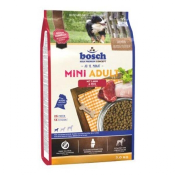 Bosch Adult Mini Miel si Orez, 3 kg BOSCH