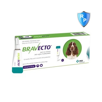 Bravecto Spot On Dog 500 mg, 10-20 kg, 1 pipeta imagine