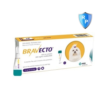 Bravecto Spot On Dog 112.5 mg, 2-4.5 kg, 1 pipeta Bravecto imagine 2022