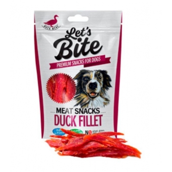 Brit Lets Bite Meat Snacks Duck Fillet 80 g imagine