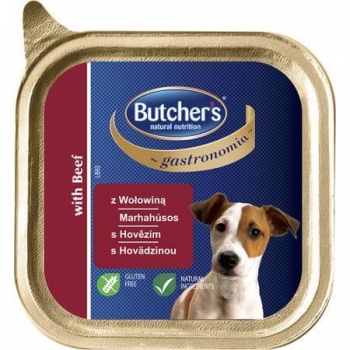 Pachet Butcher's Dog Gastronomia Pate cu Vita, 6x150 g imagine