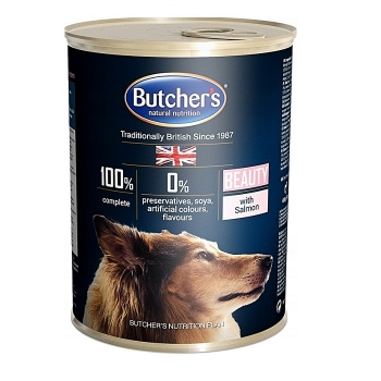 Butchers’s Dog Blue Beauty, Somon, 400 g pentruanimale