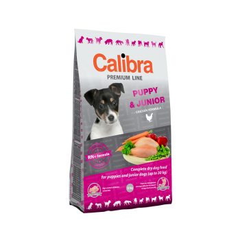 Calibra Dog Premium Puppy and Junior 3 kg NEW imagine