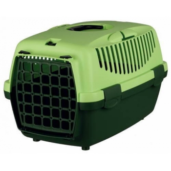 TRIXIE Capri 1, cușcă transport câini și pisici, XS-S(max. 6kg), plastic, deschidere frontală, verde, 32 x 31 x 48 cm 6kg imagine 2022