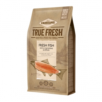 CARNILOVE True Fresh Adult S-XL, Pește proaspăt cu năut și mere, hrană uscată fără cereale câini, 1.4kg 1.4kg