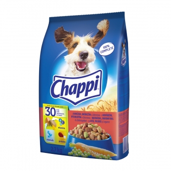 CHAPPI Vită, Pasăre și Legume, hrană uscată câini, 2.7kg Chappi imagine 2022