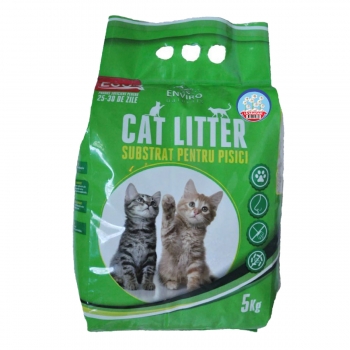 ENVIRO NATURALS Cat Litter, asternut ecologic zeolit pisici, lăcrămioare, 5kg