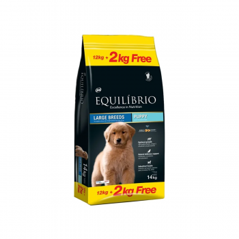Equilibrio Puppy Large Breed 12 kg + 2 kg Cadou Breed imagine 2022