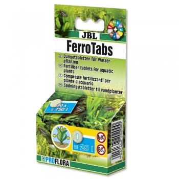 Fertilizator pentru plante JBL Ferrotabs, 30 tabl pentruanimale
