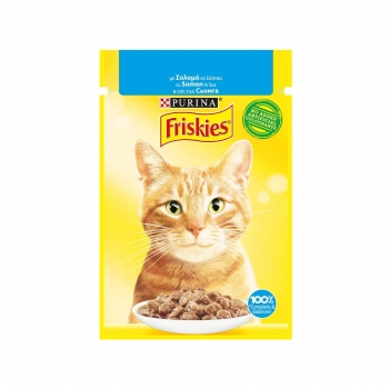 Friskies Cat Adult Somon, 85 g imagine