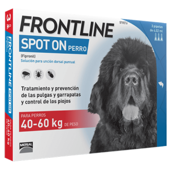 Frontline Spot-On Caini XL, 40-60 kg, 3 pipete imagine