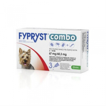 Fypryst Combo Dog S (2-10kg) x 3 pip imagine