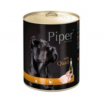 Pachet economic Piper Adult Dog cu Carne de Prepelita, 800g x 12