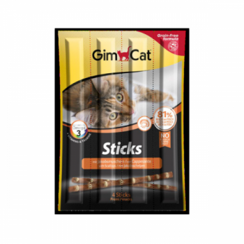 GimCat Sticks Scoici, 20 g imagine